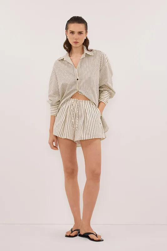 SABLE CREAM SILK BLEND SHIRT sold by Dissh