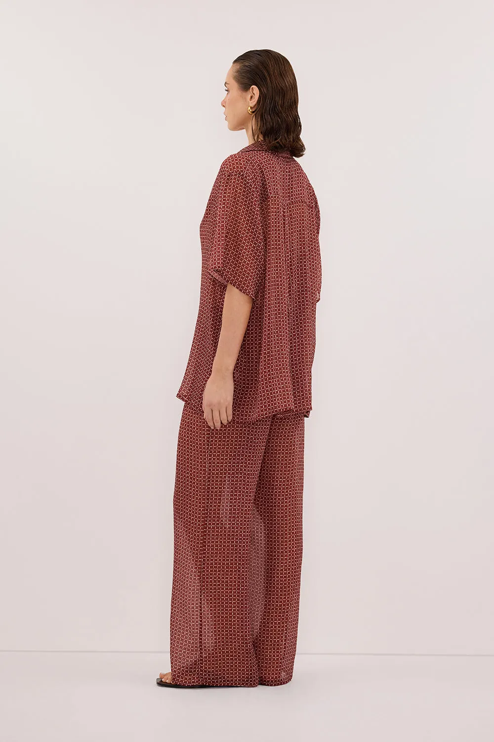 TIA SAHARA MICRO CHECK SHIRT sold by Dissh product image thumbnail 4