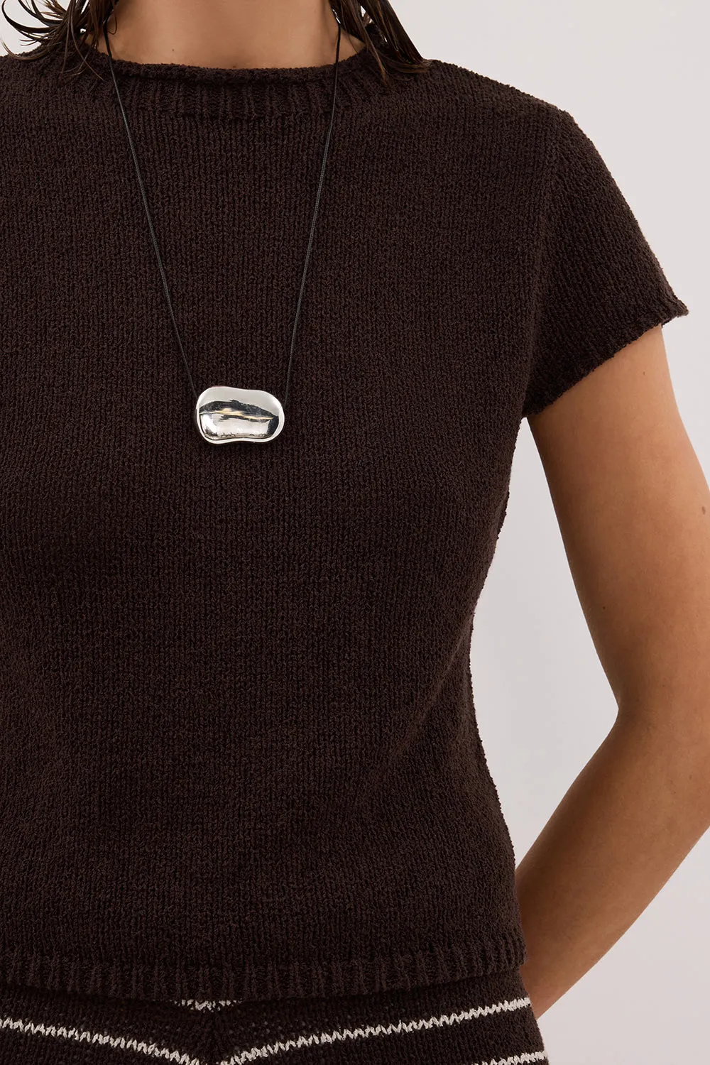 LEO CHOC KNIT TOP sold by Dissh product image thumbnail 5