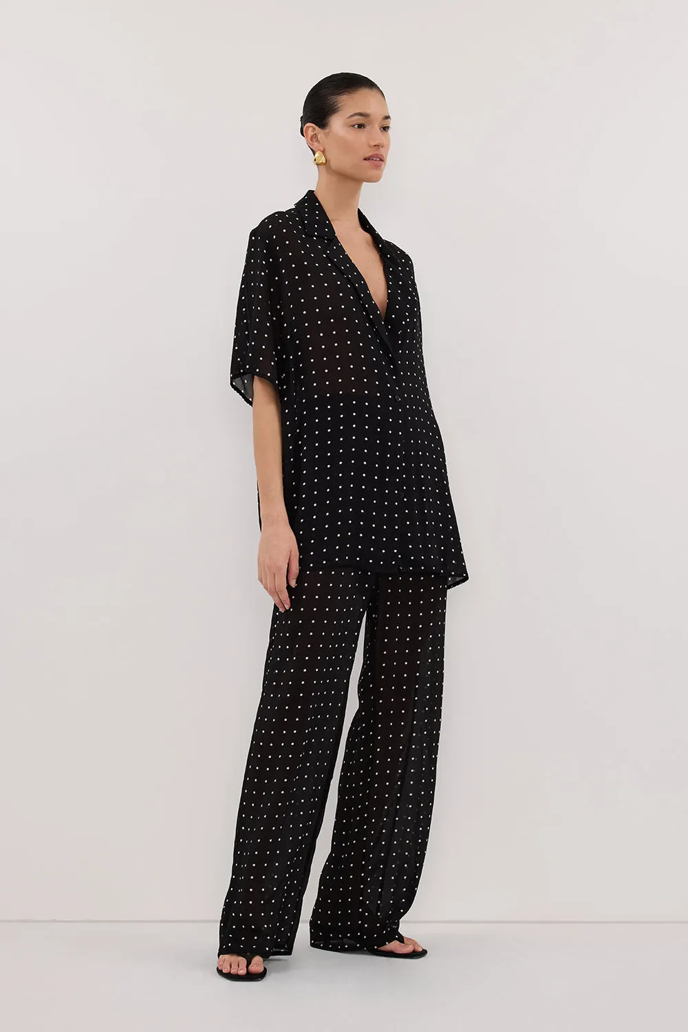 VANESSA BLACK SPOT PANT sold by Dissh product image thumbnail 3