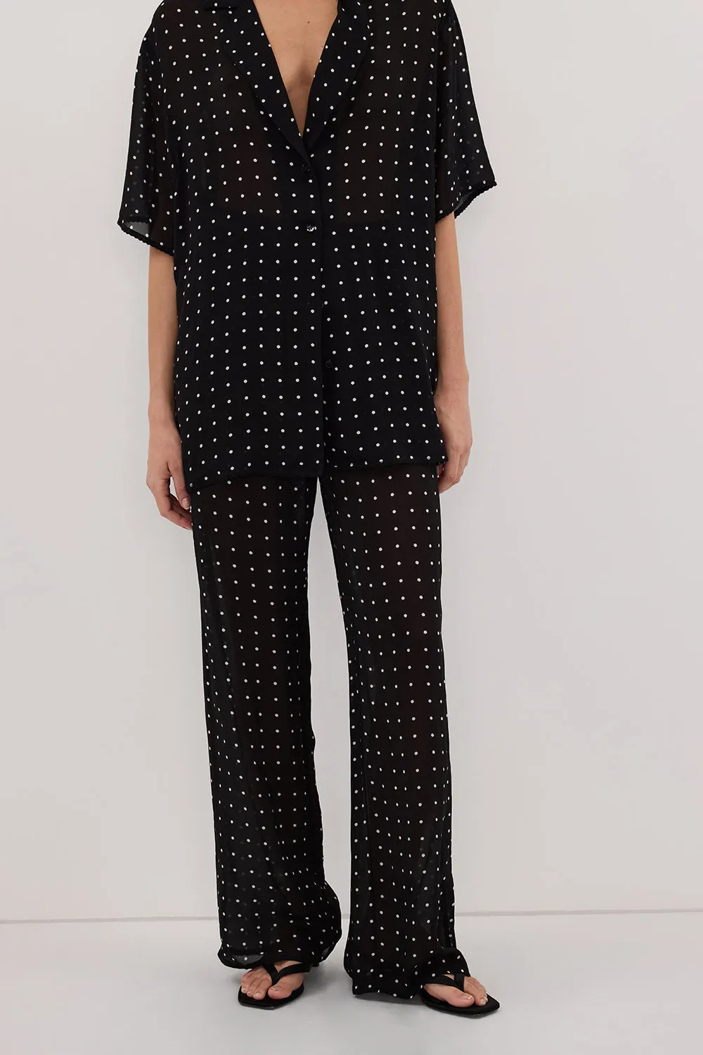 VANESSA BLACK SPOT PANT sold by Dissh product image thumbnail 2