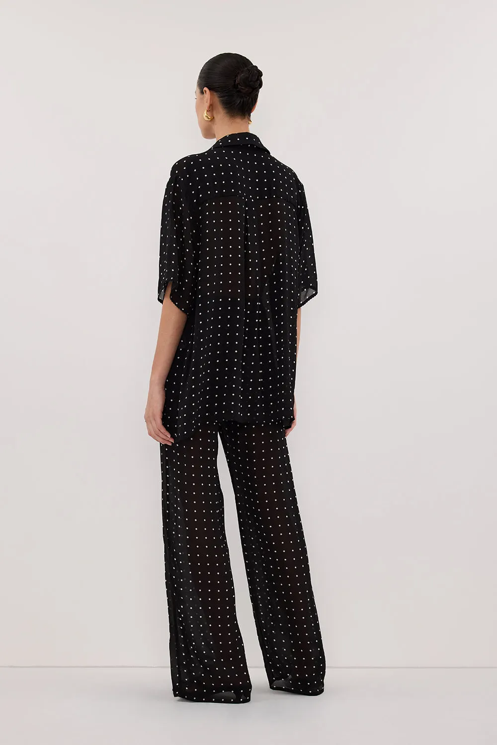 VANESSA BLACK SPOT PANT sold by Dissh product image thumbnail 4