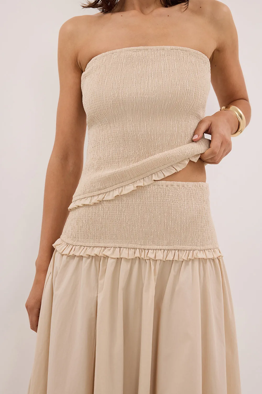 EDIE STONE COTTON MIDI SKIRT sold by Dissh product image thumbnail 5