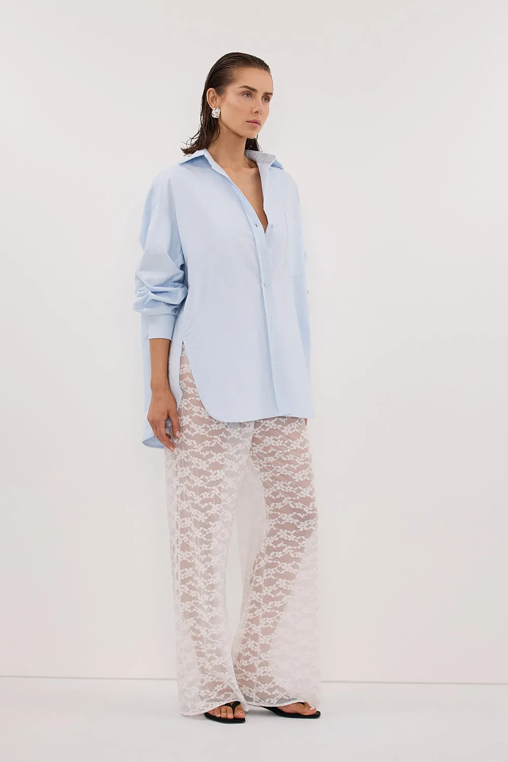 BELLE WHITE LACE PANT sold by Dissh product image thumbnail 3