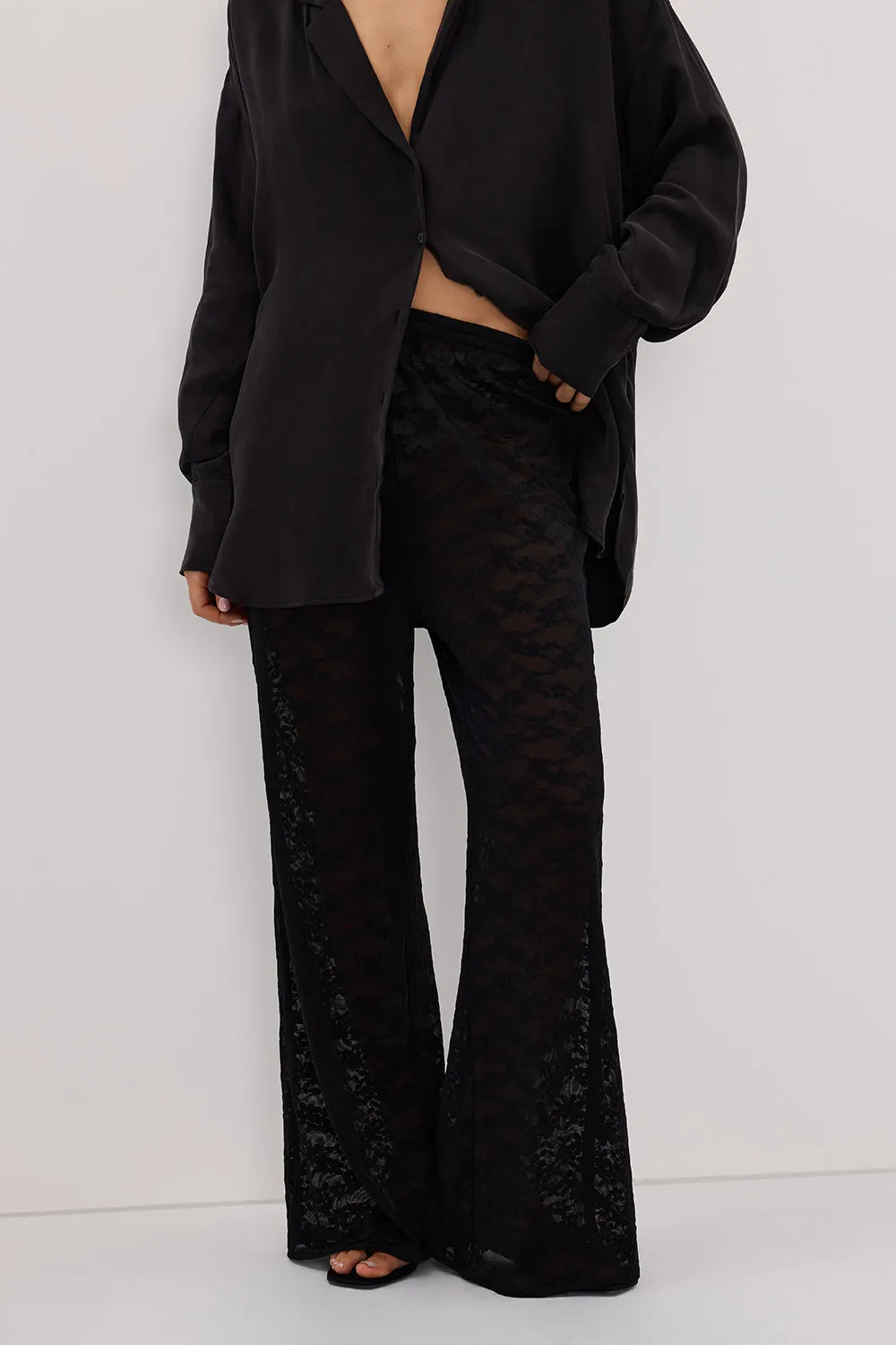 BELLE BLACK LACE PANT sold by Dissh product image thumbnail 2