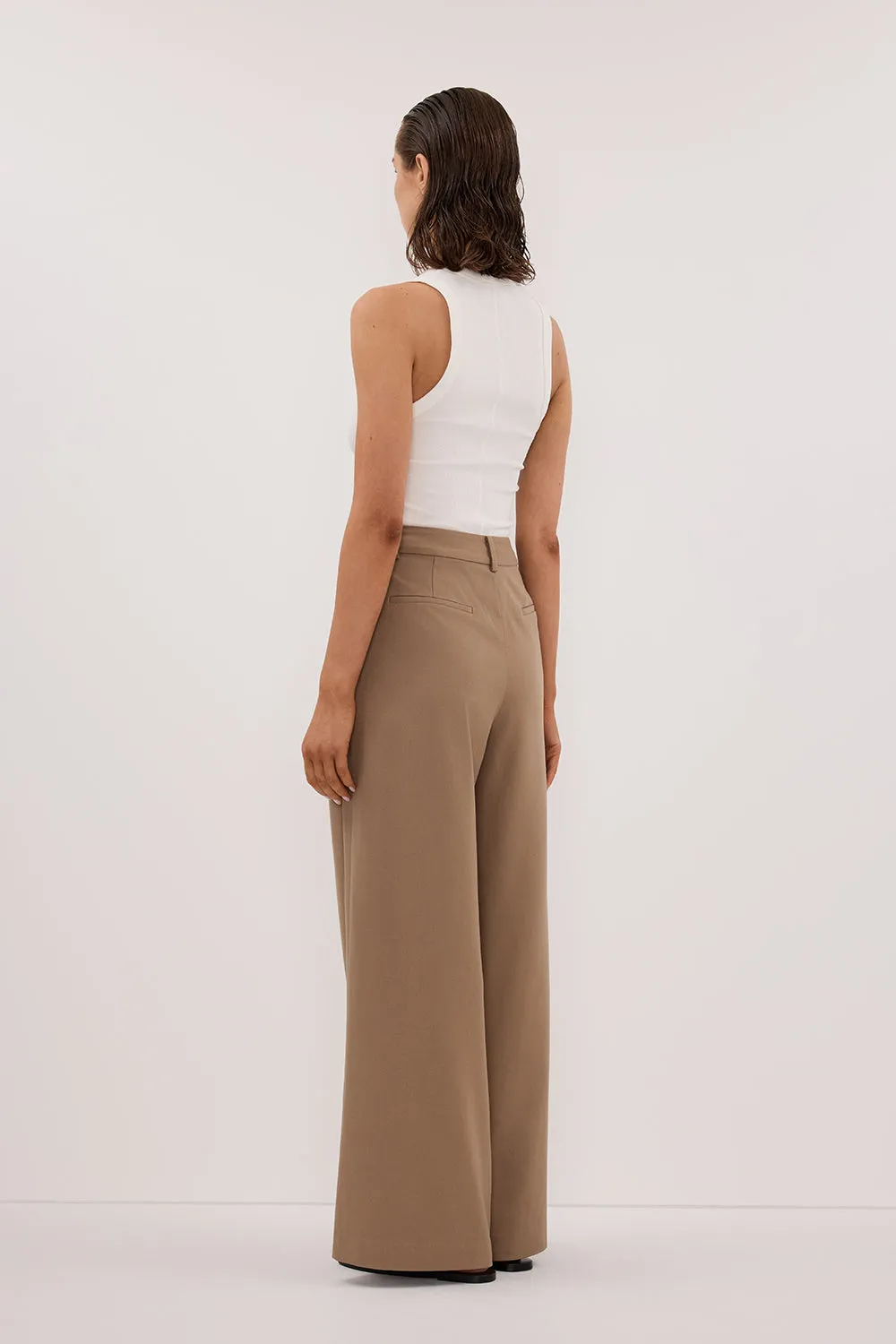 SORAYA TAN MARLE RELAXED TAILORED PANT sold by Dissh product image thumbnail 5