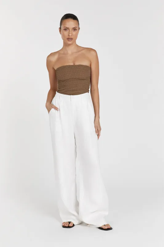 ALEX LATTE BANDEAU TOP sold by Dissh