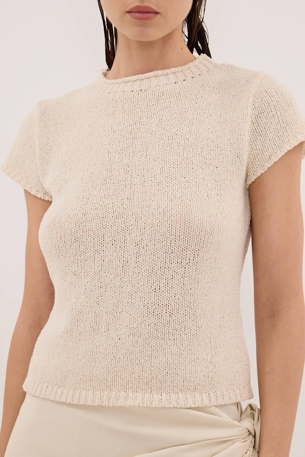 LEO SANDSTONE KNIT TOP sold by Dissh product image thumbnail 5