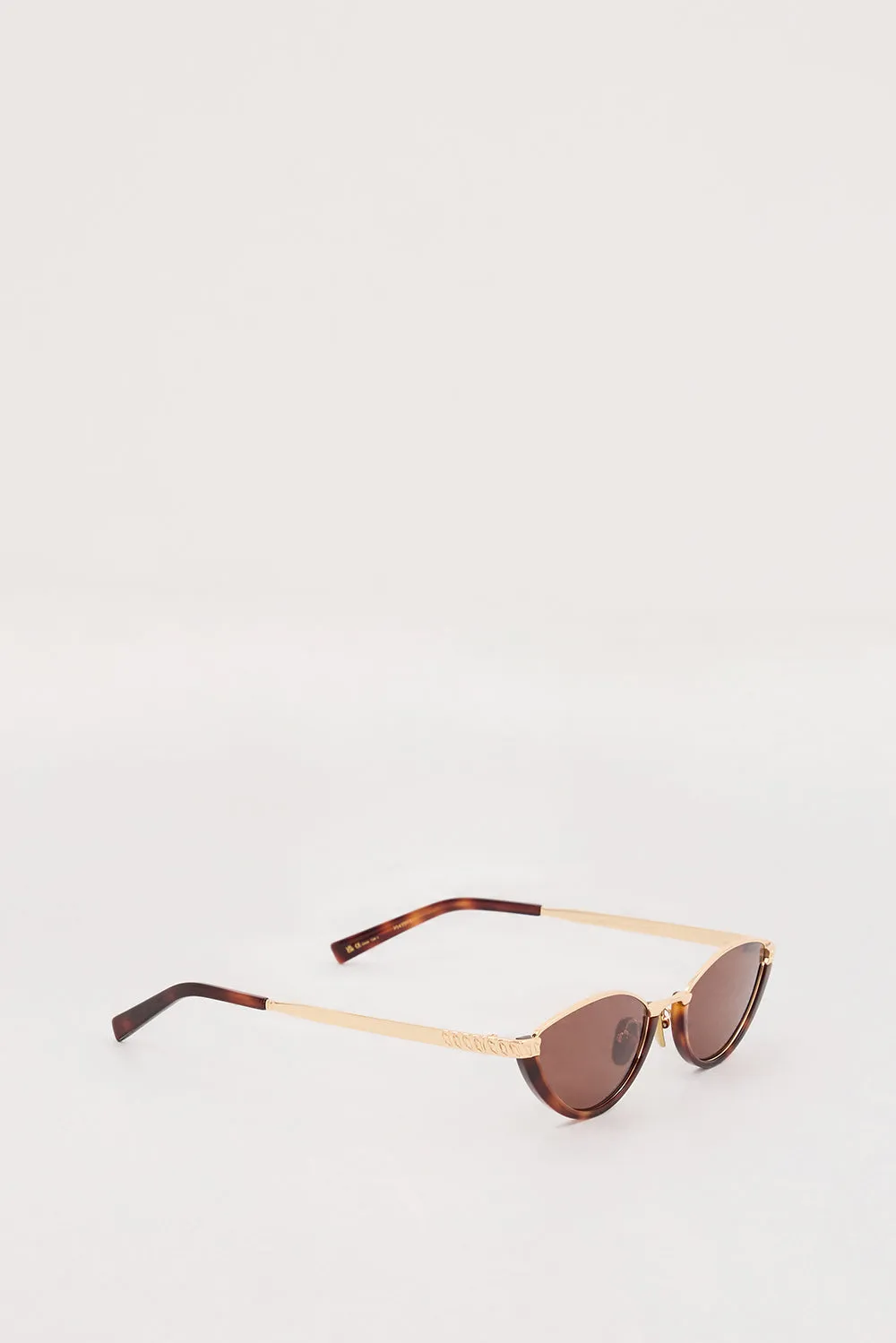 LUV LOU THE LIA GOLD BROWN SUNGLASSES sold by Dissh product image thumbnail 3