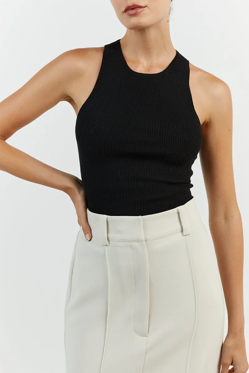 FRANKIE BLACK BOYFRIEND TANK sold by Dissh product image thumbnail 5