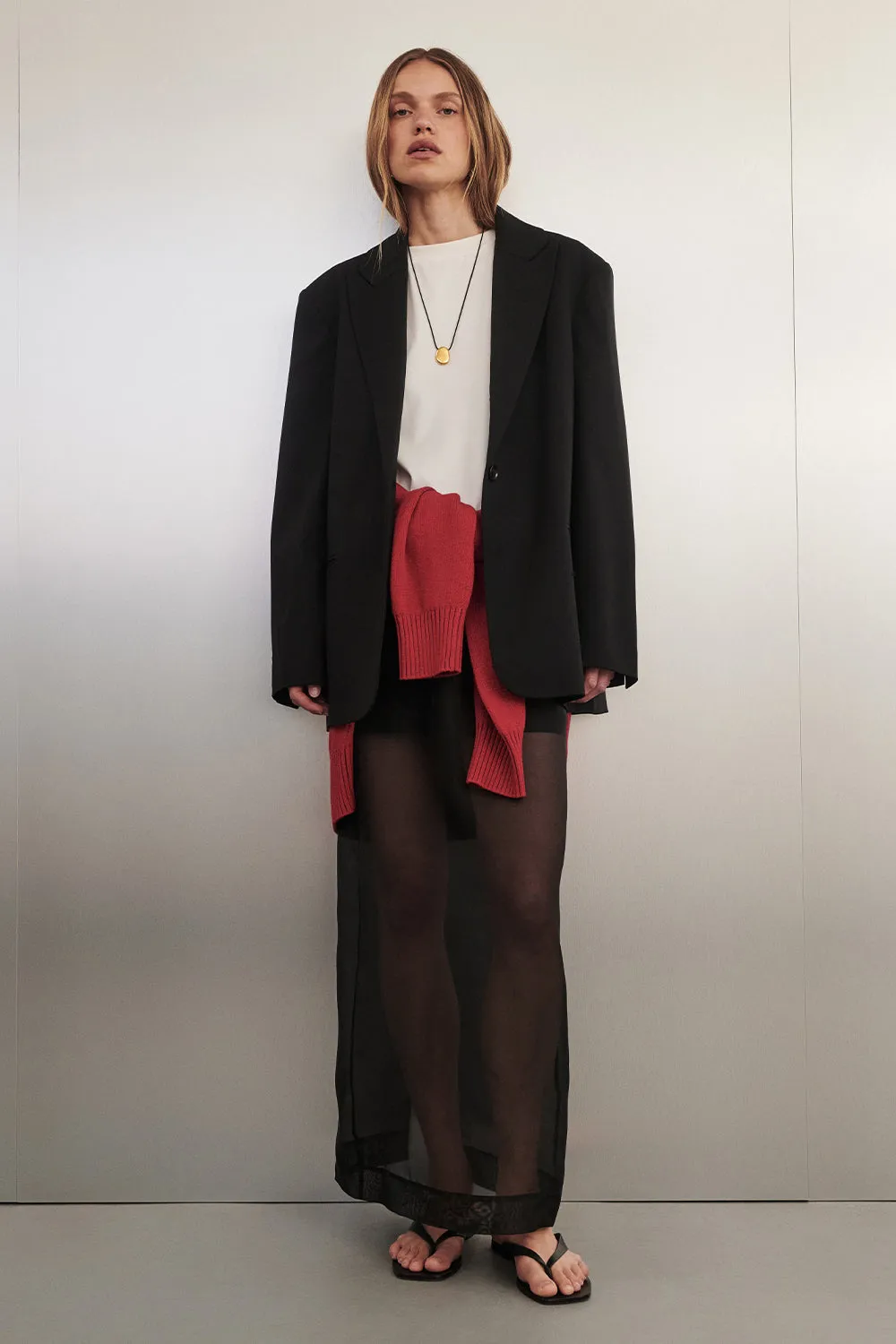 HARLEY 2.0 BLACK OVERSIZED BLAZER sold by Dissh