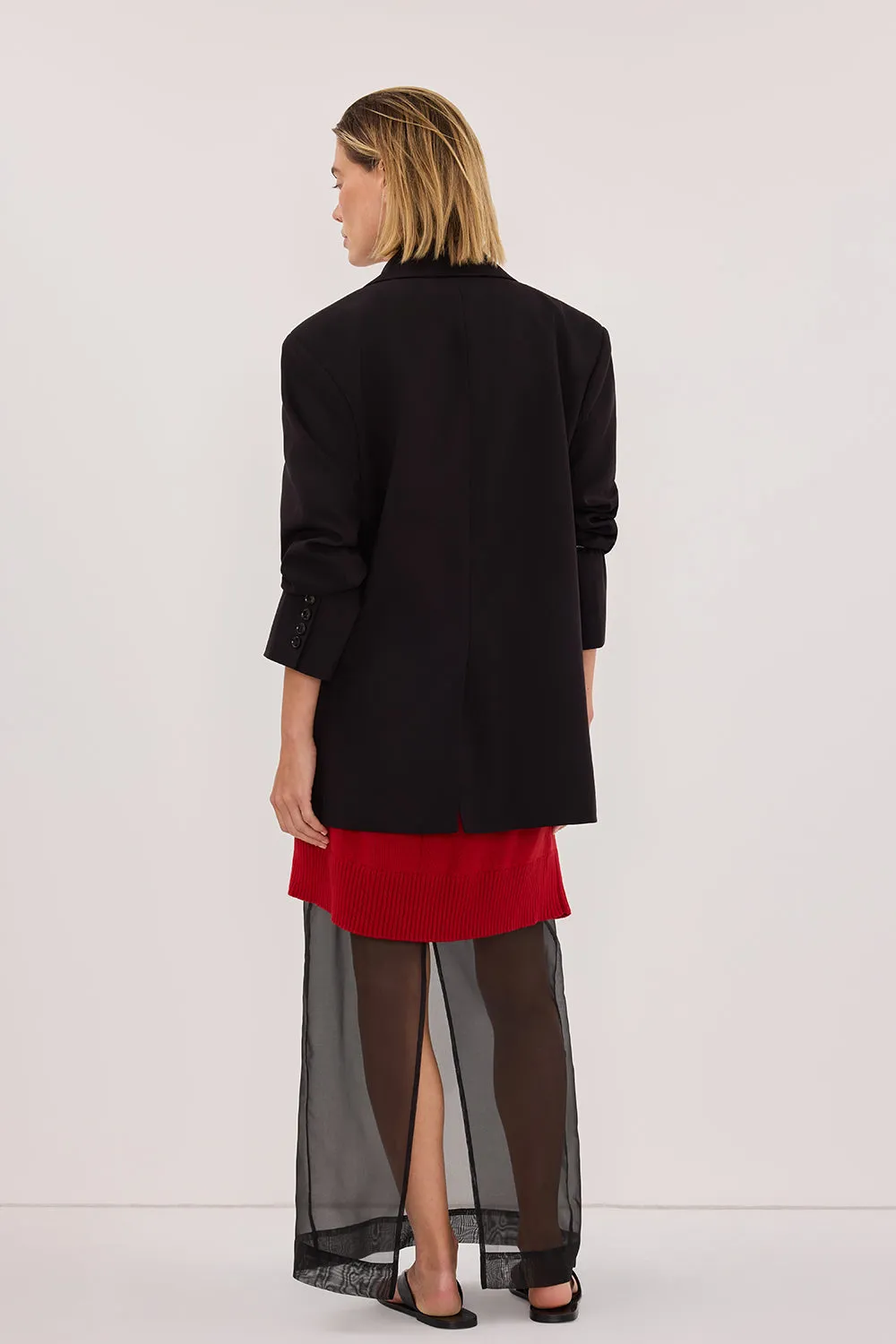 HARLEY 2.0 BLACK OVERSIZED BLAZER sold by Dissh product image thumbnail 5