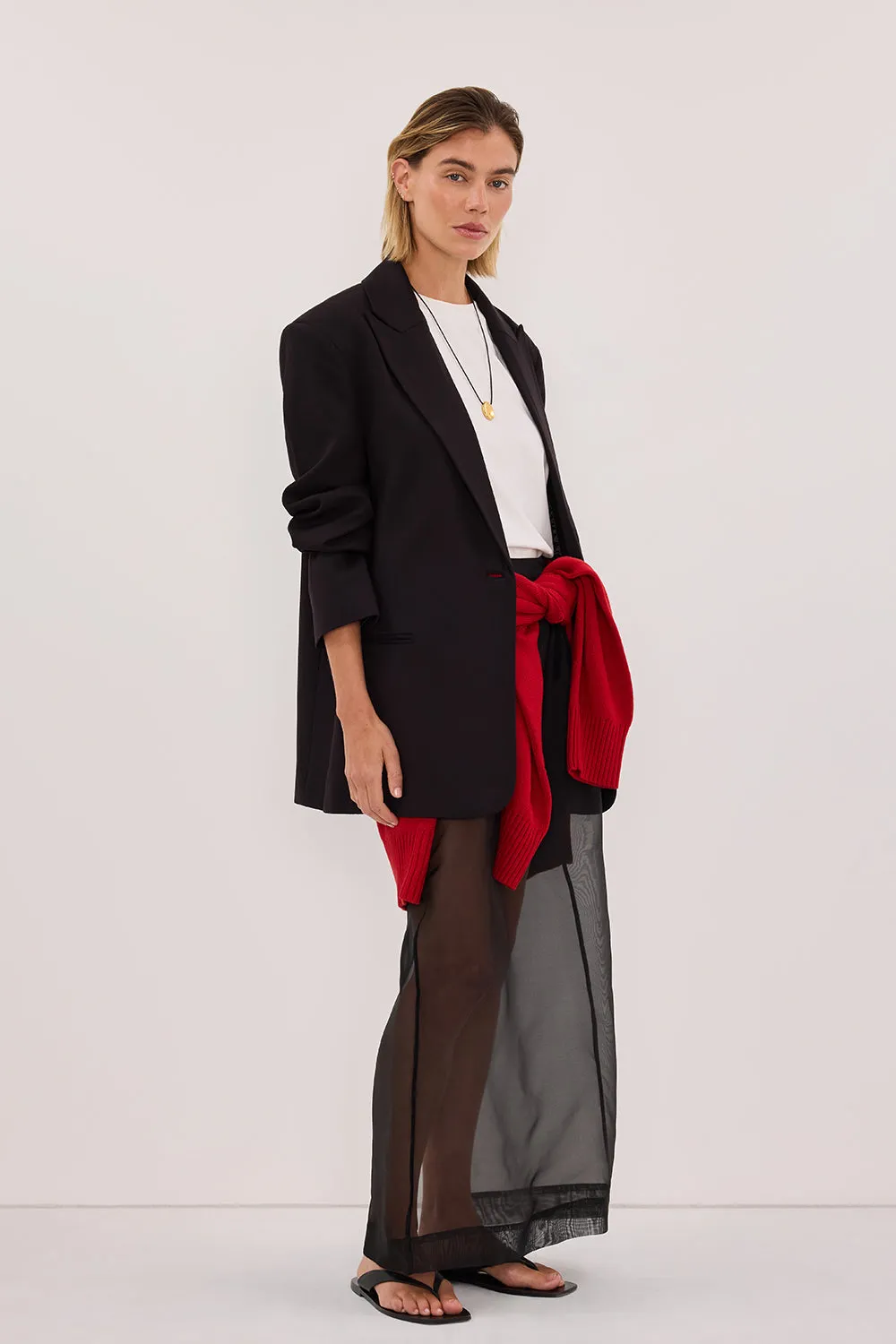 HARLEY 2.0 BLACK OVERSIZED BLAZER sold by Dissh product image thumbnail 4