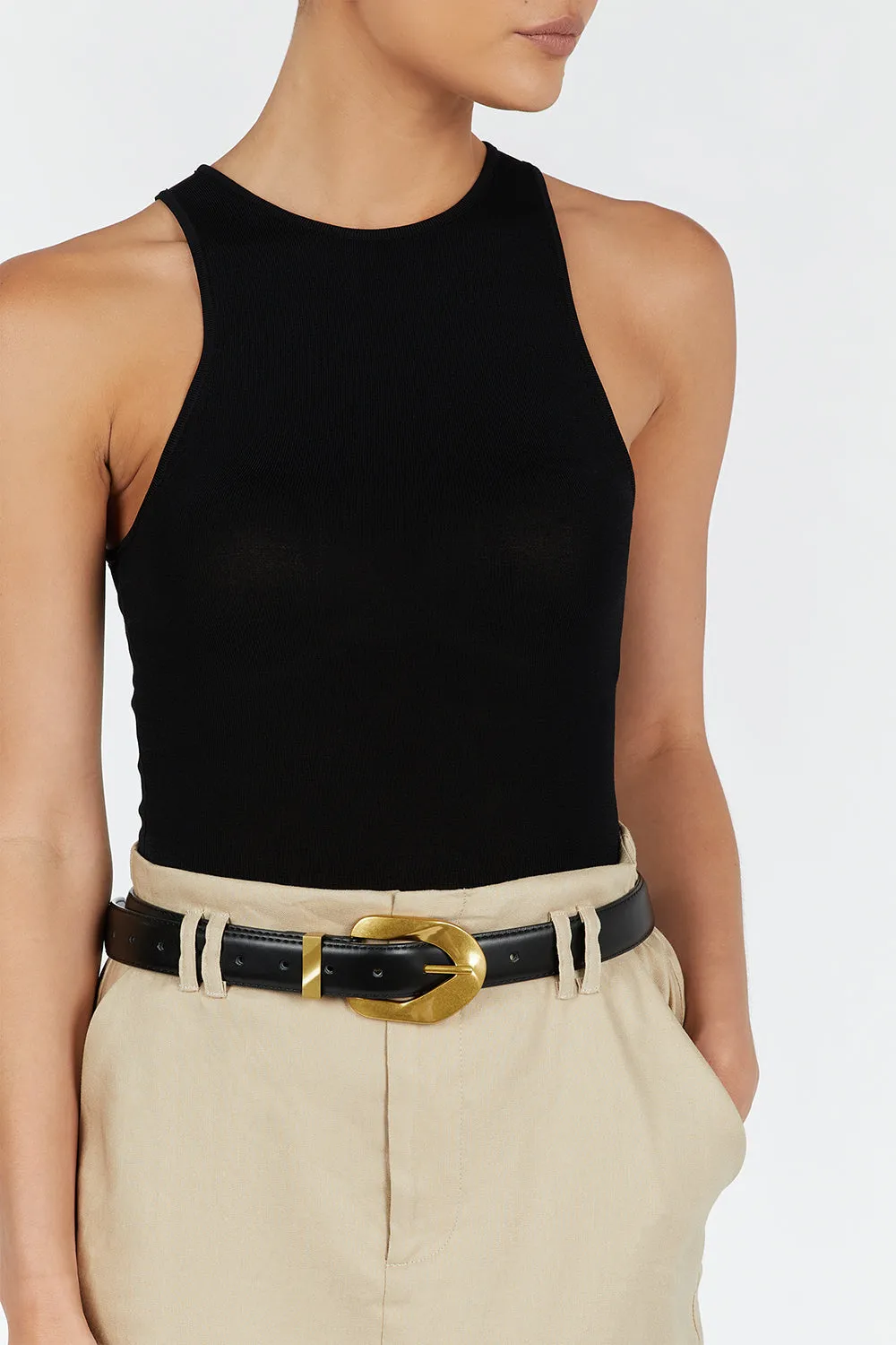 ATLAS BLACK KNIT TOP sold by Dissh product image thumbnail 5