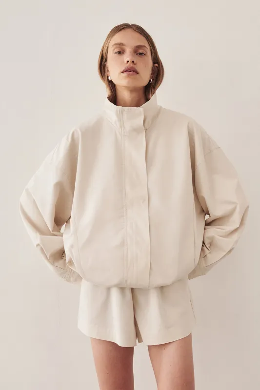RORY IVORY LIGHTWEIGHT TRACK JACKET made by Dissh