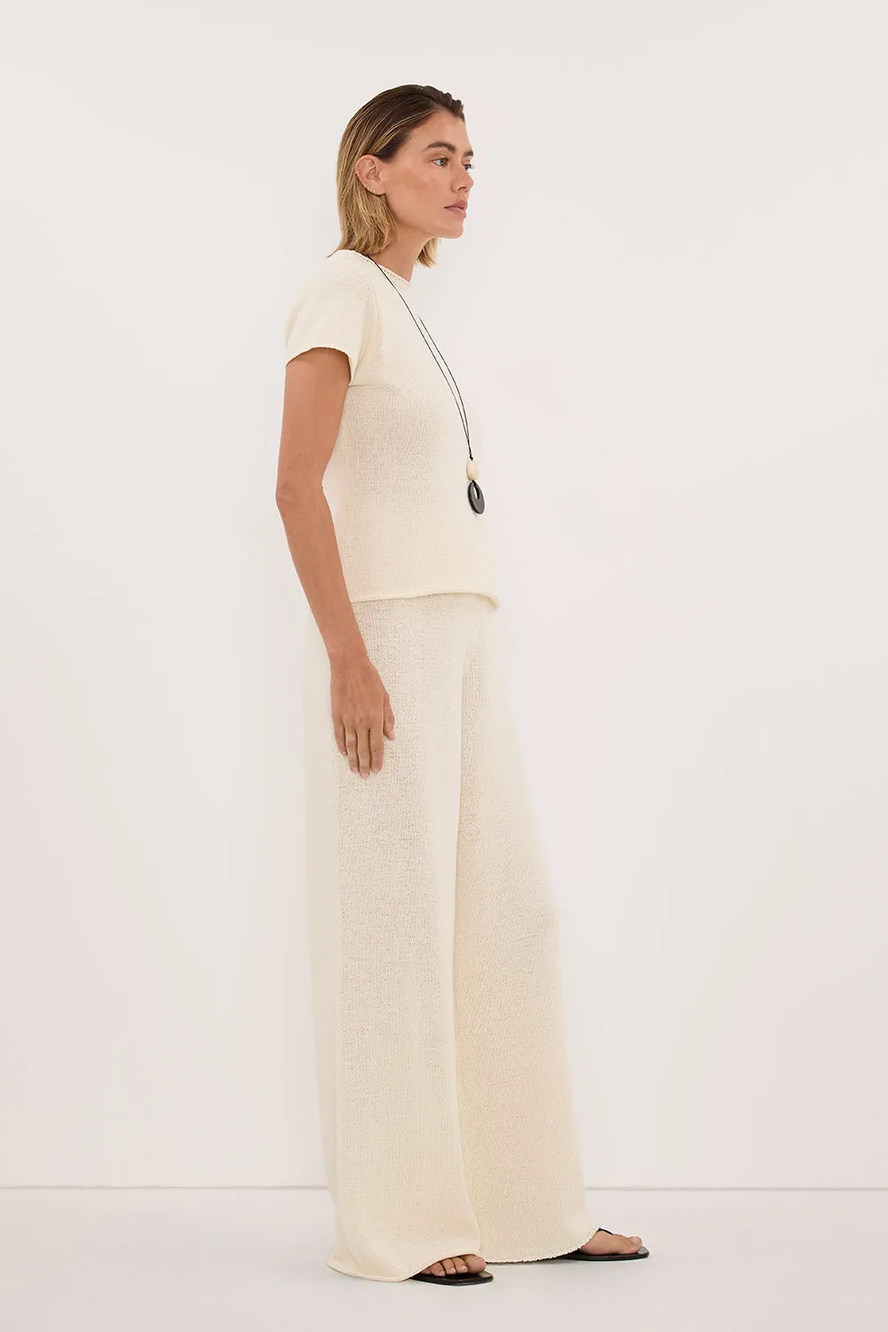 ORIA NATURAL COTTON KNIT PANT sold by Dissh product image thumbnail 3