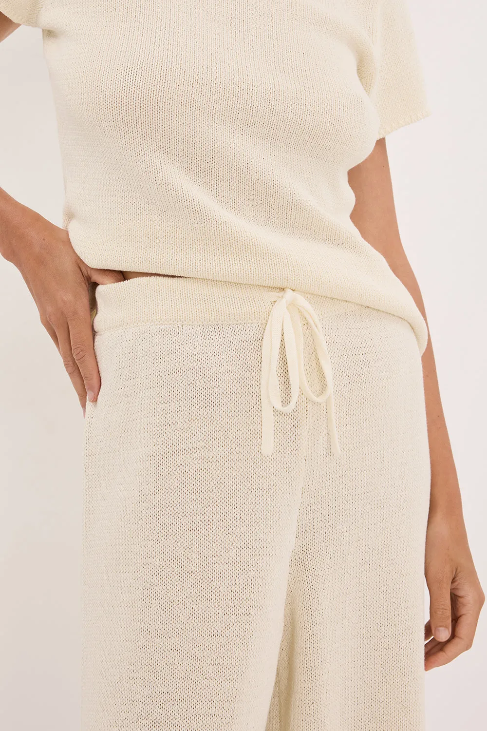 ORIA NATURAL COTTON KNIT PANT sold by Dissh product image thumbnail 5