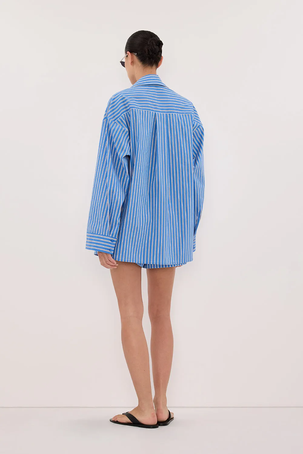 MISHA AZURE BLUE STRIPE SHORT sold by Dissh product image thumbnail 5