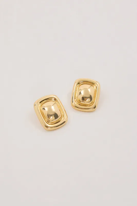ANNA ROSSI GOLD ROME EARRING made by Dissh