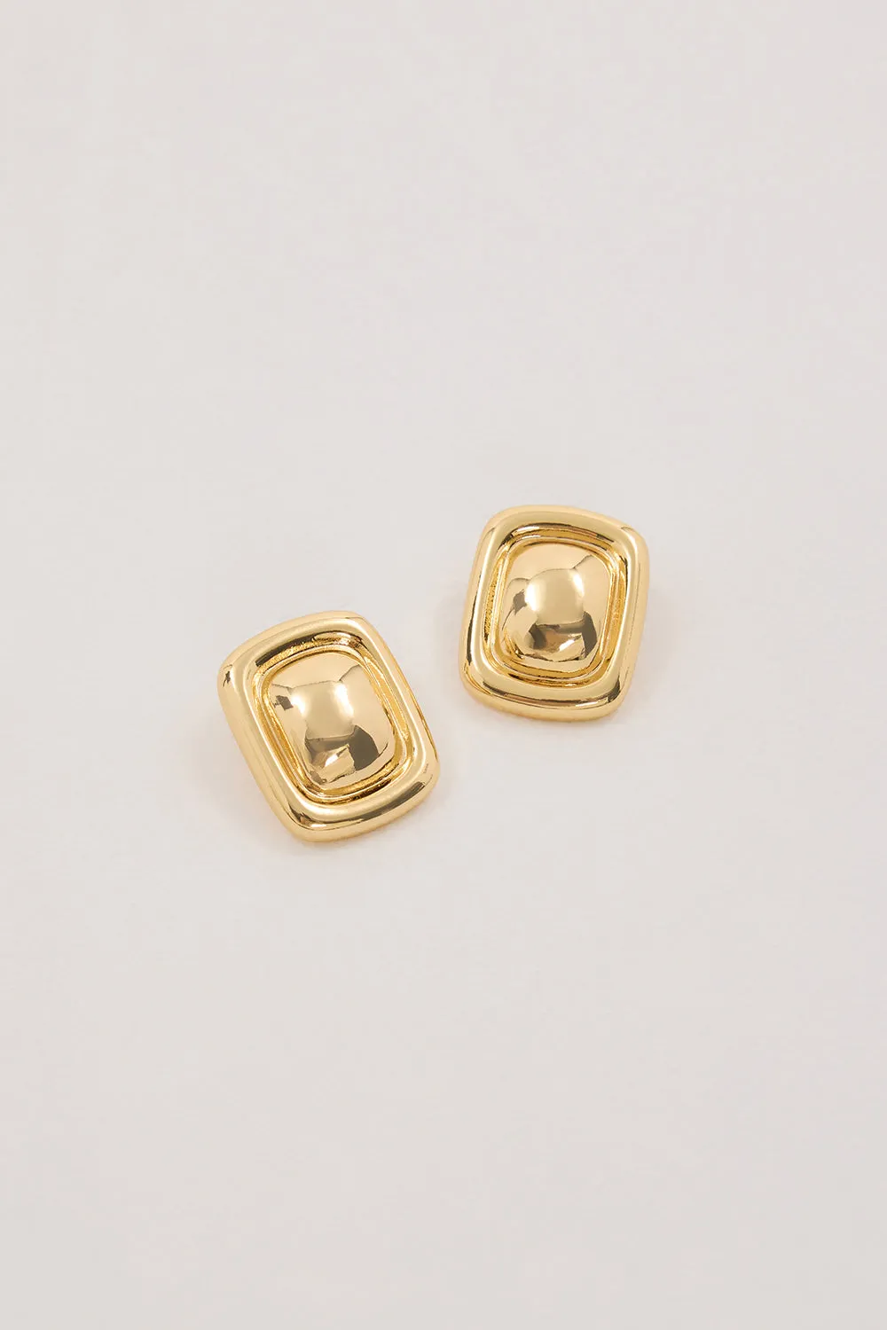 ANNA ROSSI GOLD ROME EARRING sold by Dissh