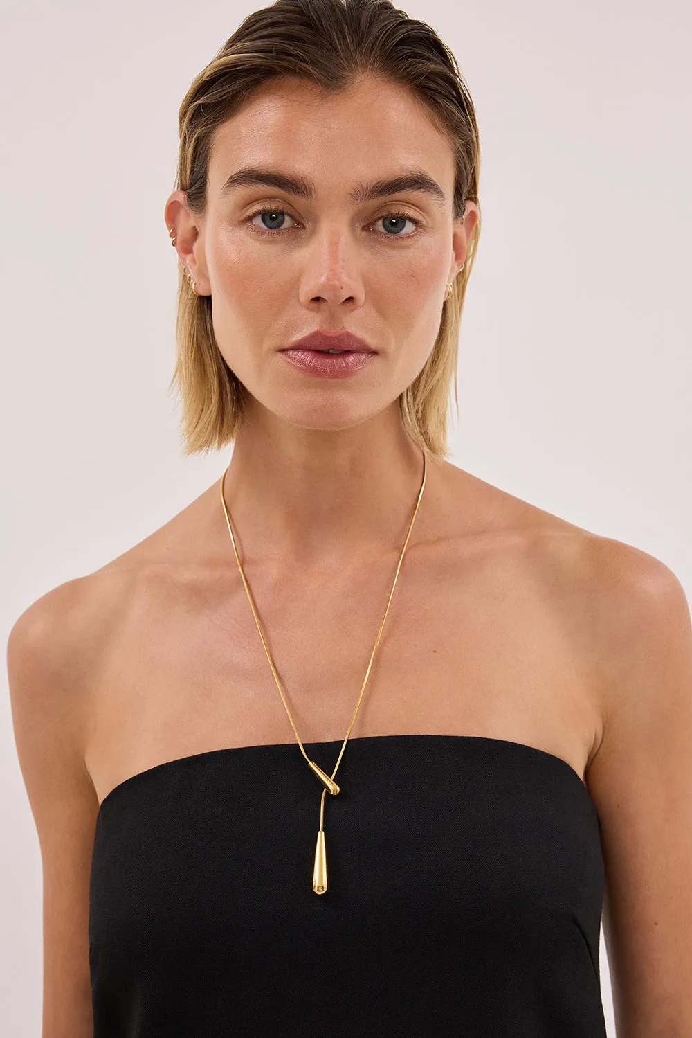 ANNA ROSSI GOLD DROP CHAIN NECKLACE sold by Dissh product image thumbnail 3