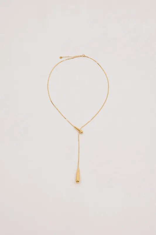 ANNA ROSSI GOLD DROP CHAIN NECKLACE sold by Dissh
