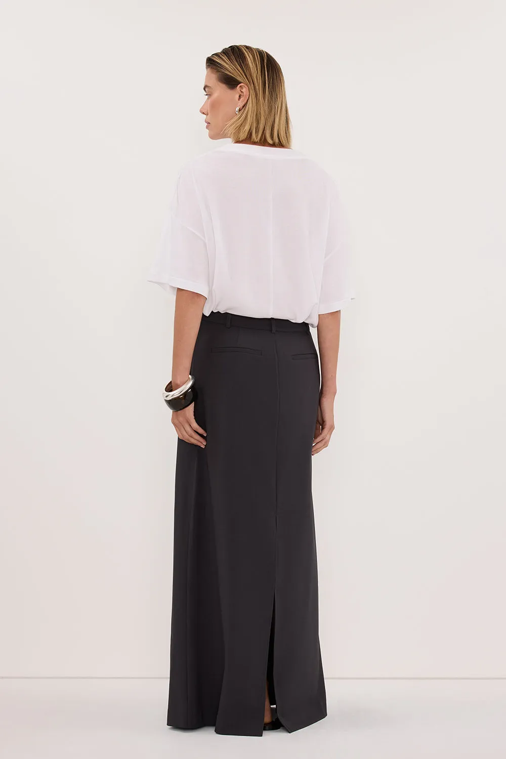 PARKER GREY TAILORED MAXI SKIRT sold by Dissh product image thumbnail 4