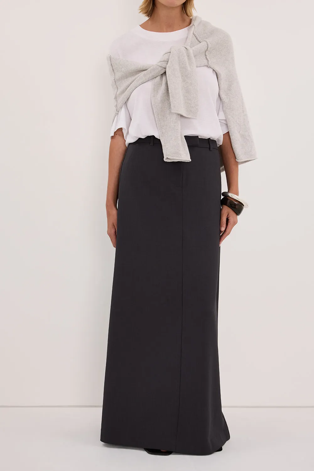 PARKER GREY TAILORED MAXI SKIRT sold by Dissh product image thumbnail 2