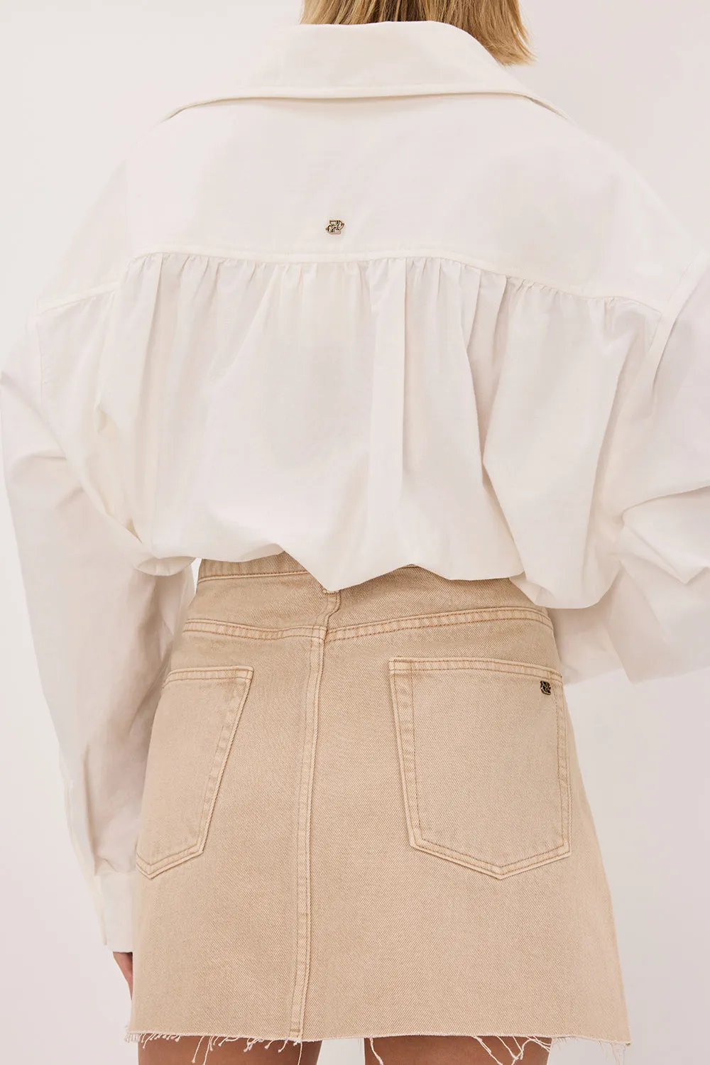 DANA BUFF DENIM SKIRT sold by Dissh product image thumbnail 5