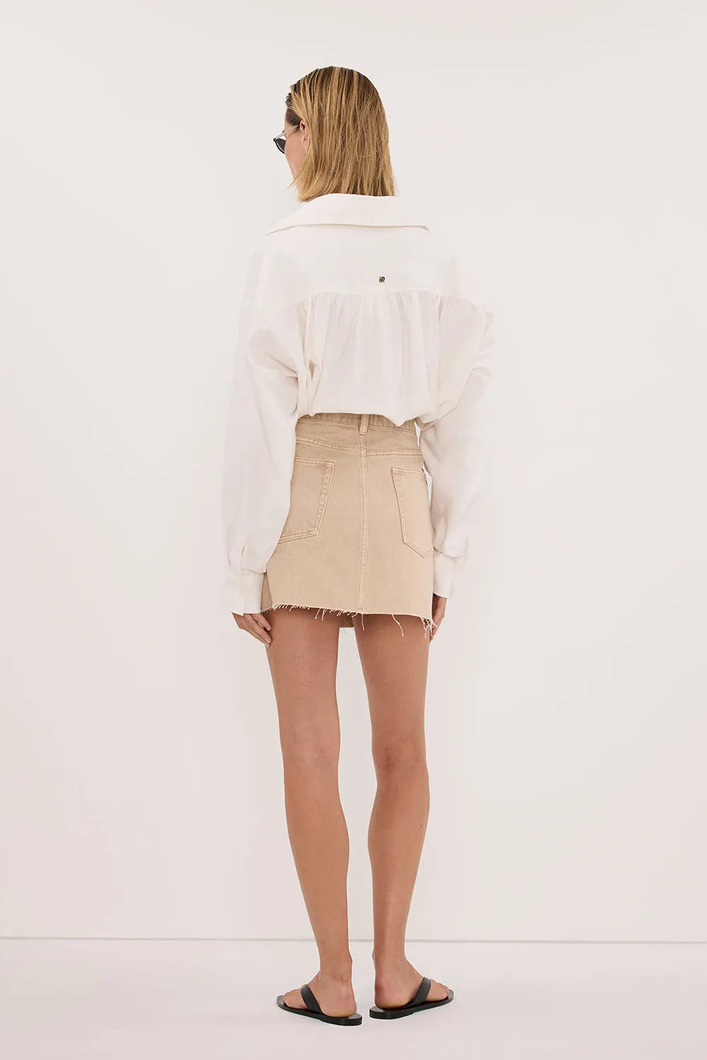 DANA BUFF DENIM SKIRT sold by Dissh product image thumbnail 4