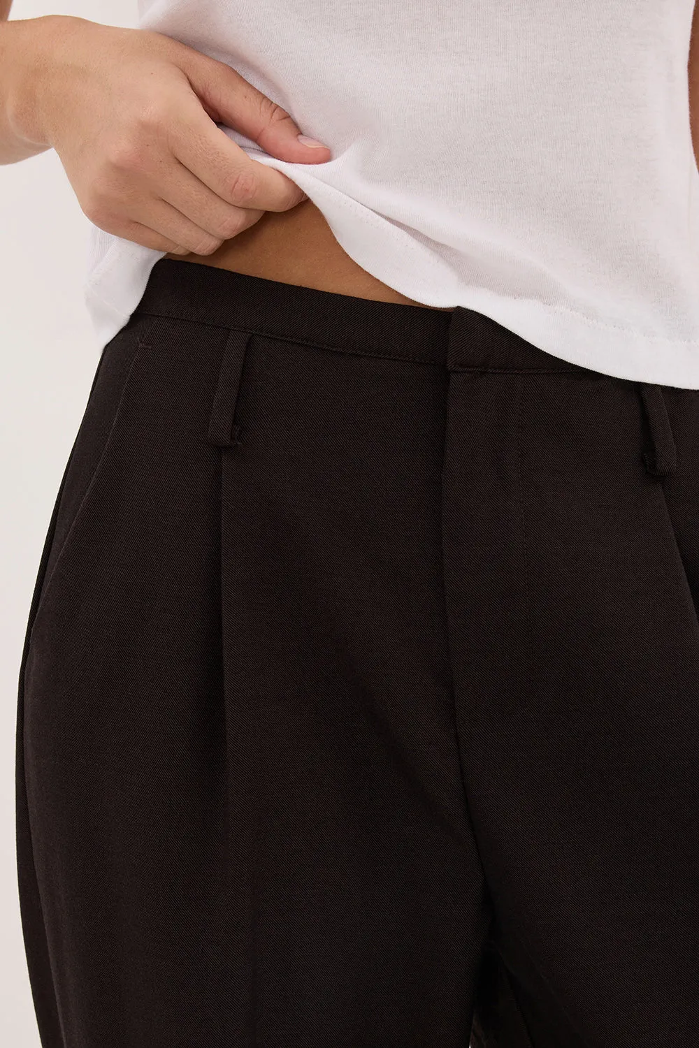 MONIQUE PEAT CHOC TAILORED PANT sold by Dissh product image thumbnail 5