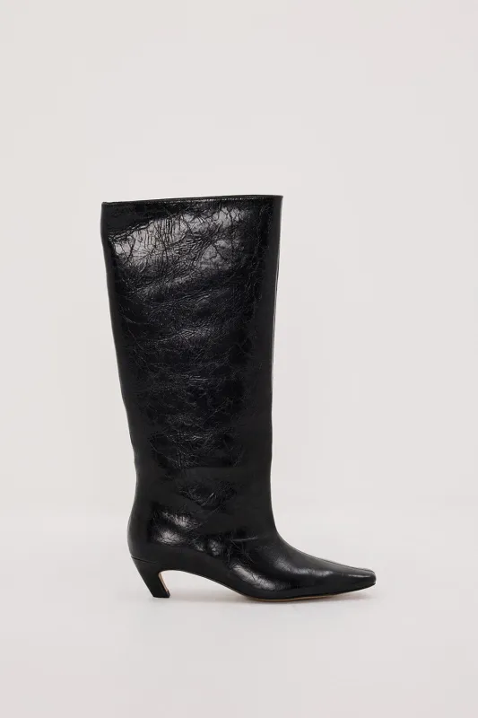 ALIAS MAE CRAWFORD OILY BLACK BOOT made by Alias Mae