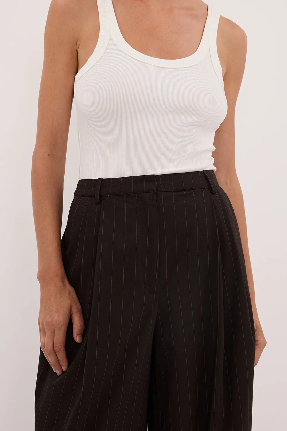 SIAN PEAT CHOC TAILORED WIDE PANT sold by Dissh product image thumbnail 5