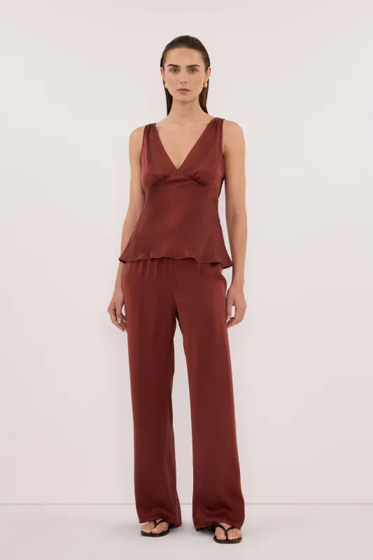 JORJA SAHARA SLEEVELESS SILK TOP made by Dissh