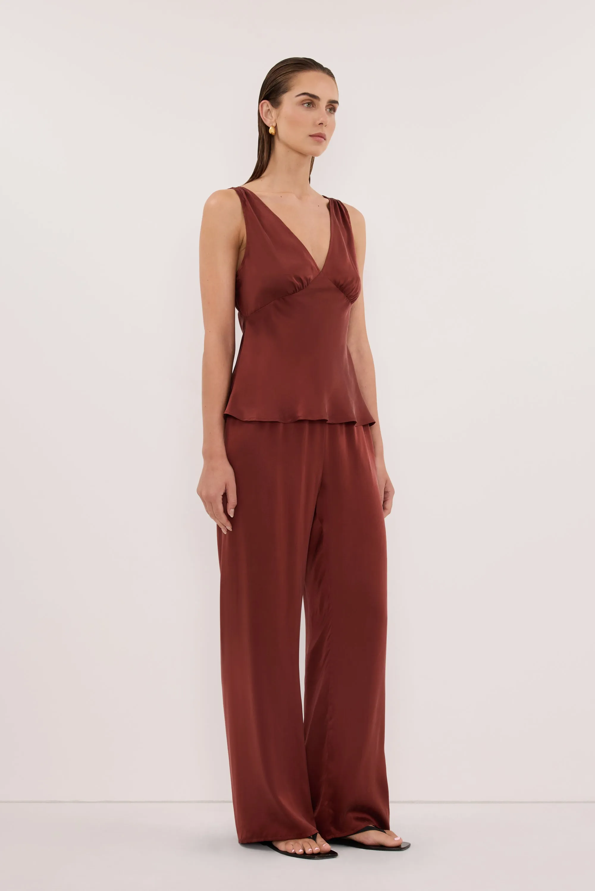 JORJA SAHARA SLEEVELESS SILK TOP sold by Dissh product image thumbnail 3