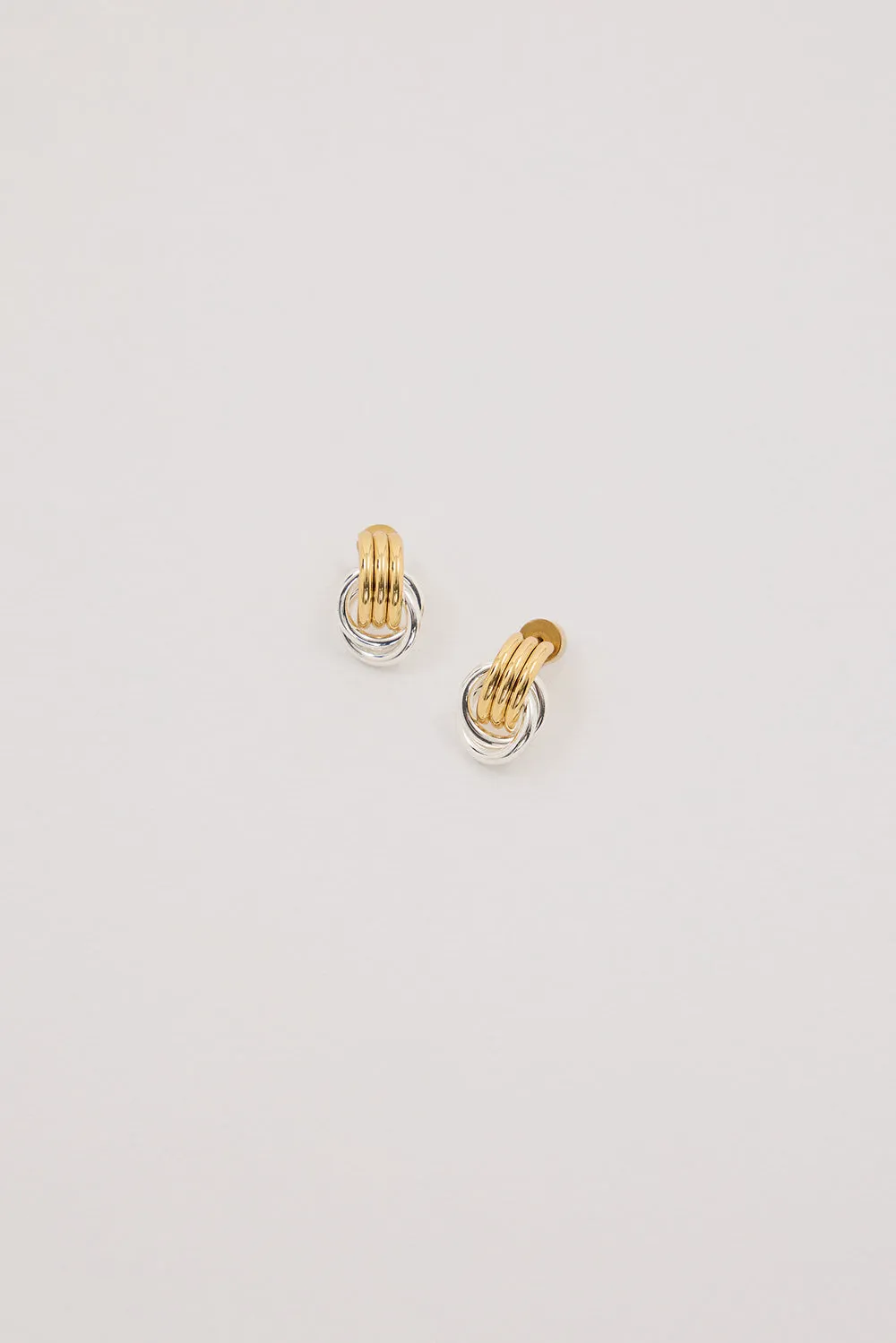 HEAVEN MAYHEM MICRO KNOT EARRING MIXED sold by Dissh