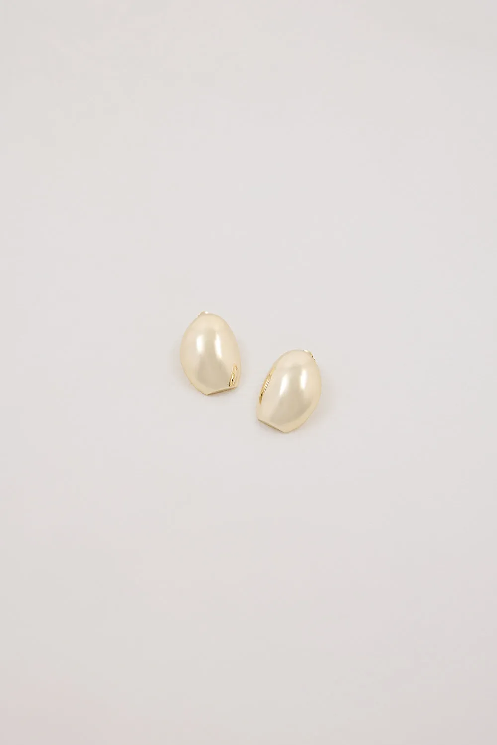 ANNA ROSSI PRISM EARRING LIGHT GOLD sold by Dissh
