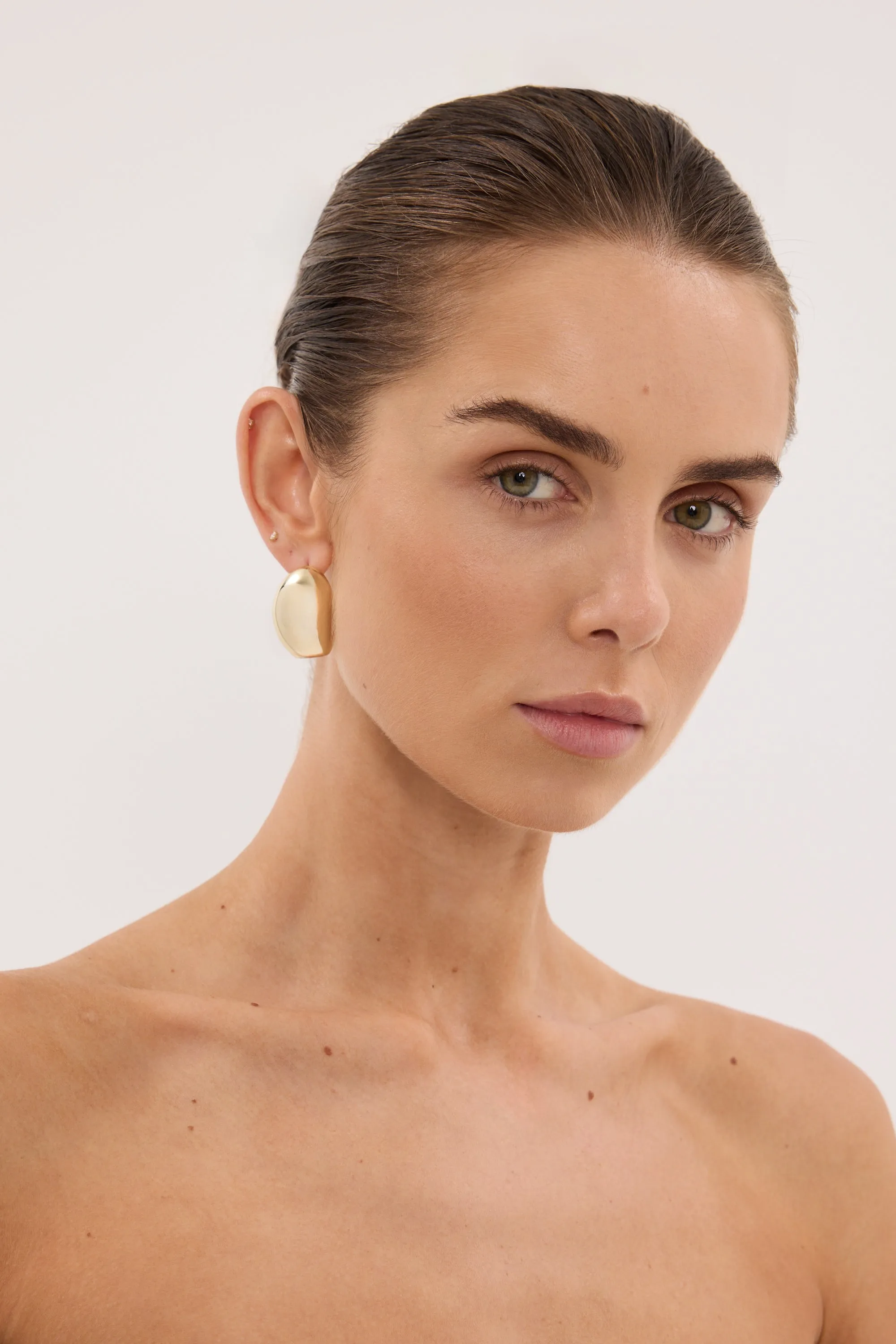 ANNA ROSSI PRISM EARRING LIGHT GOLD sold by Dissh product image thumbnail 2