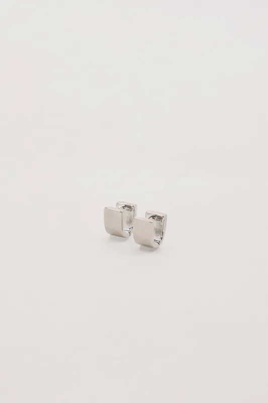ANNA ROSSI WRAP HUGGIE RHODIUM SILVER made by Dissh