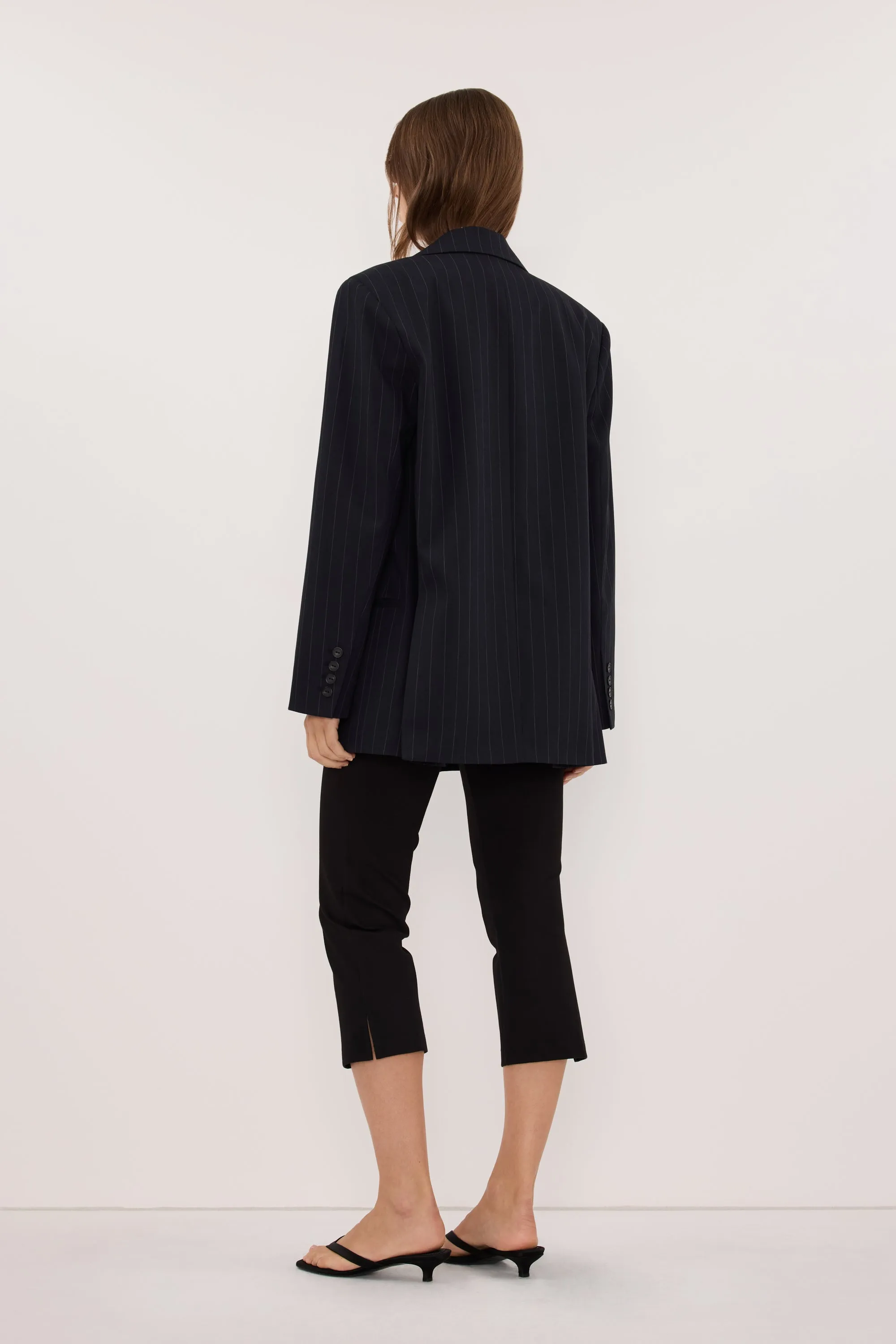 SIAN INK PINSTRIPE OVERSIZED BLAZER sold by Dissh product image thumbnail 5