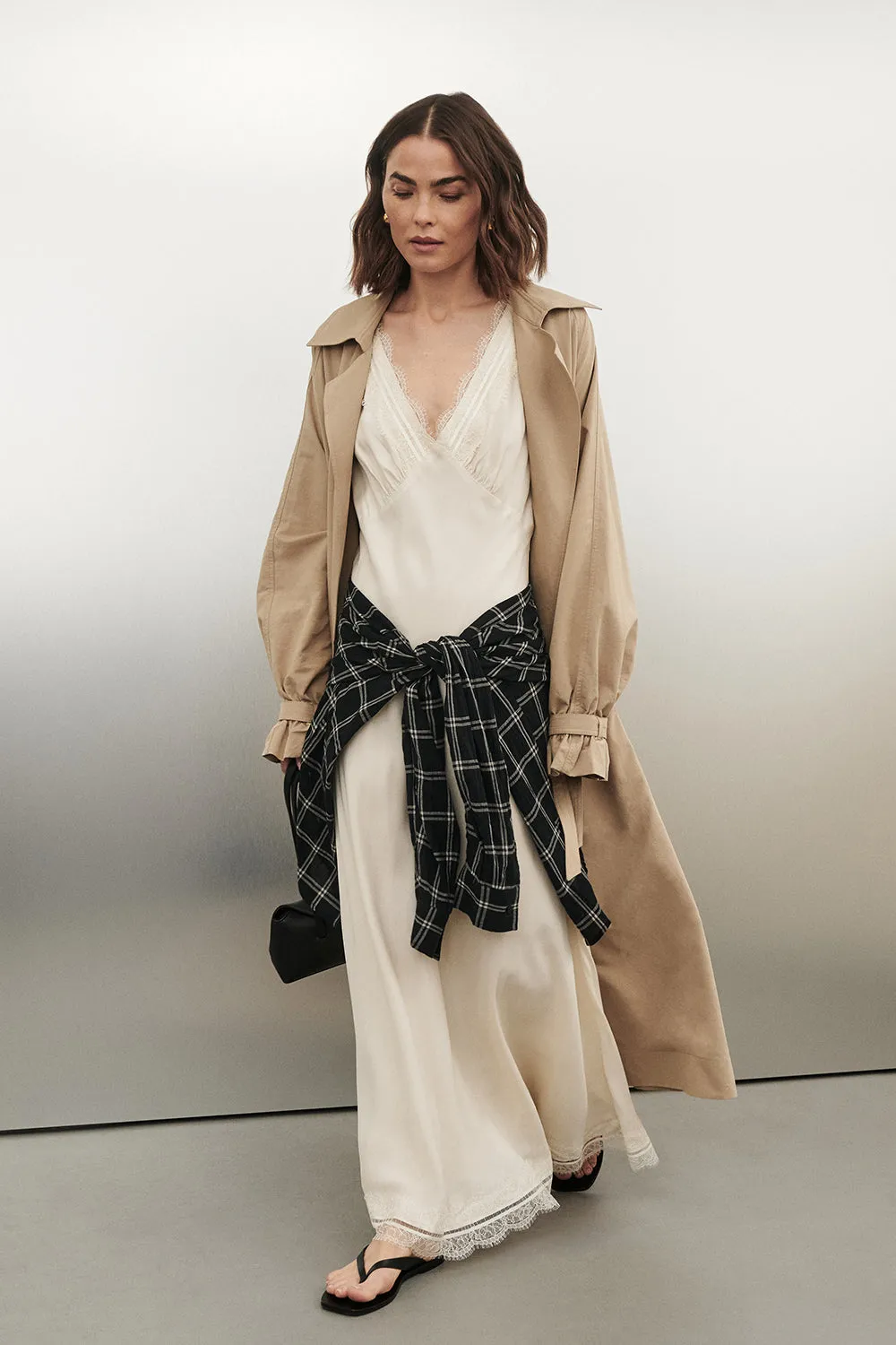 ANDREA SANDSTONE CUPRO MIDI DRESS sold by Dissh product image thumbnail 2