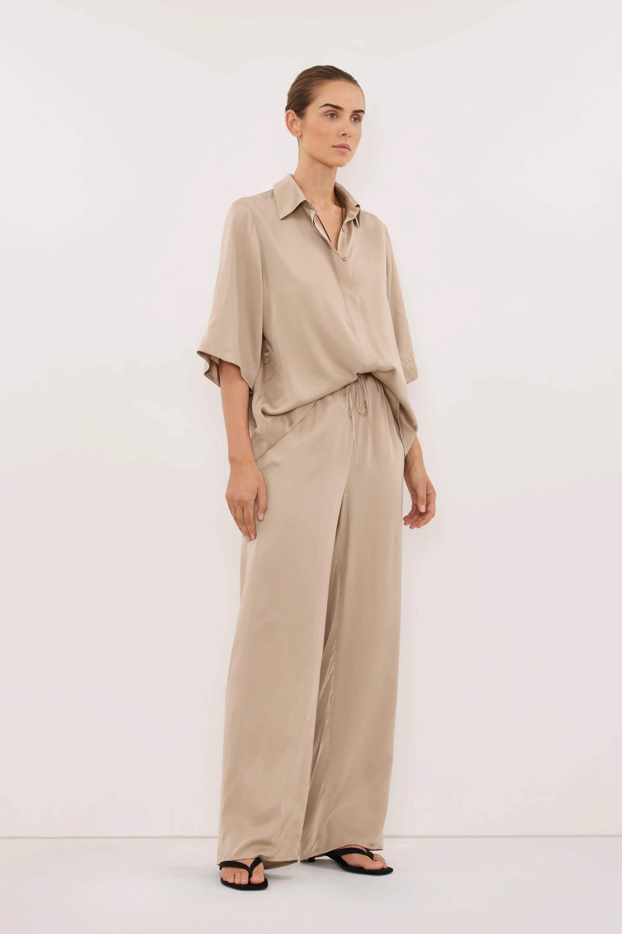 PERCY GOLD SILK PANT sold by Dissh product image thumbnail 3