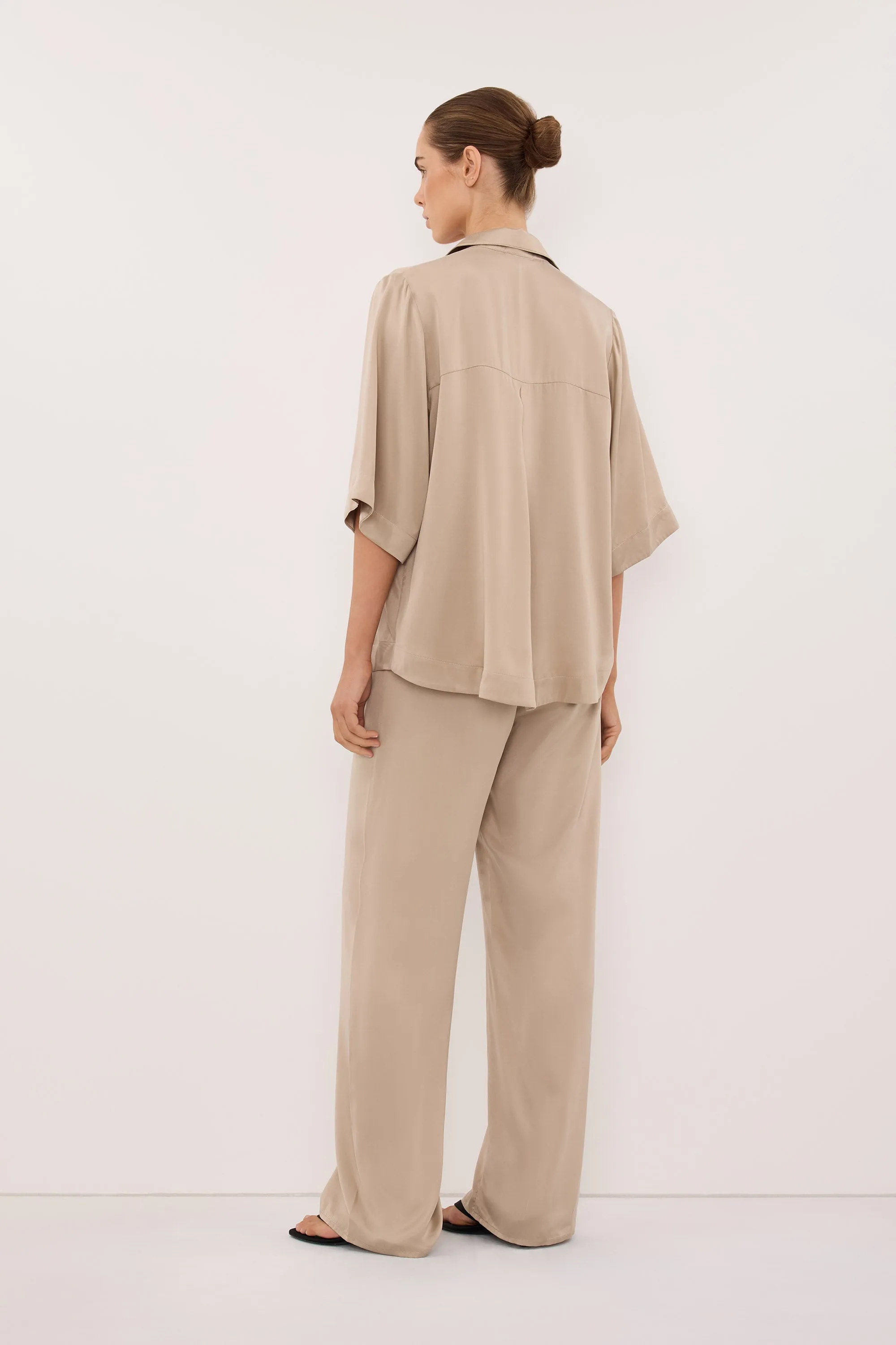 PERCY GOLD SILK SHIRT sold by Dissh product image thumbnail 4