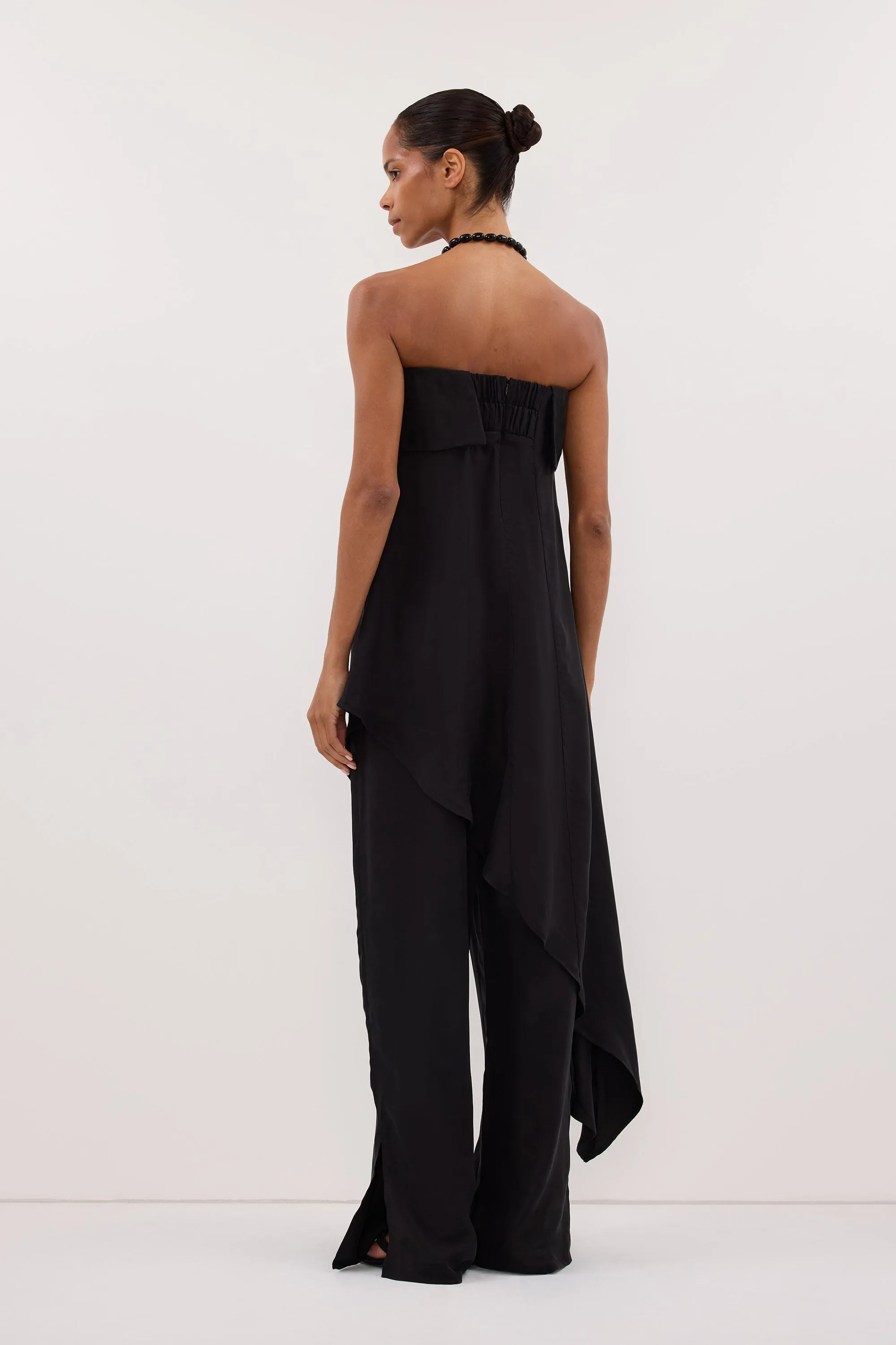 VENUS BLACK CUPRO ASYM TOP sold by Dissh product image thumbnail 5