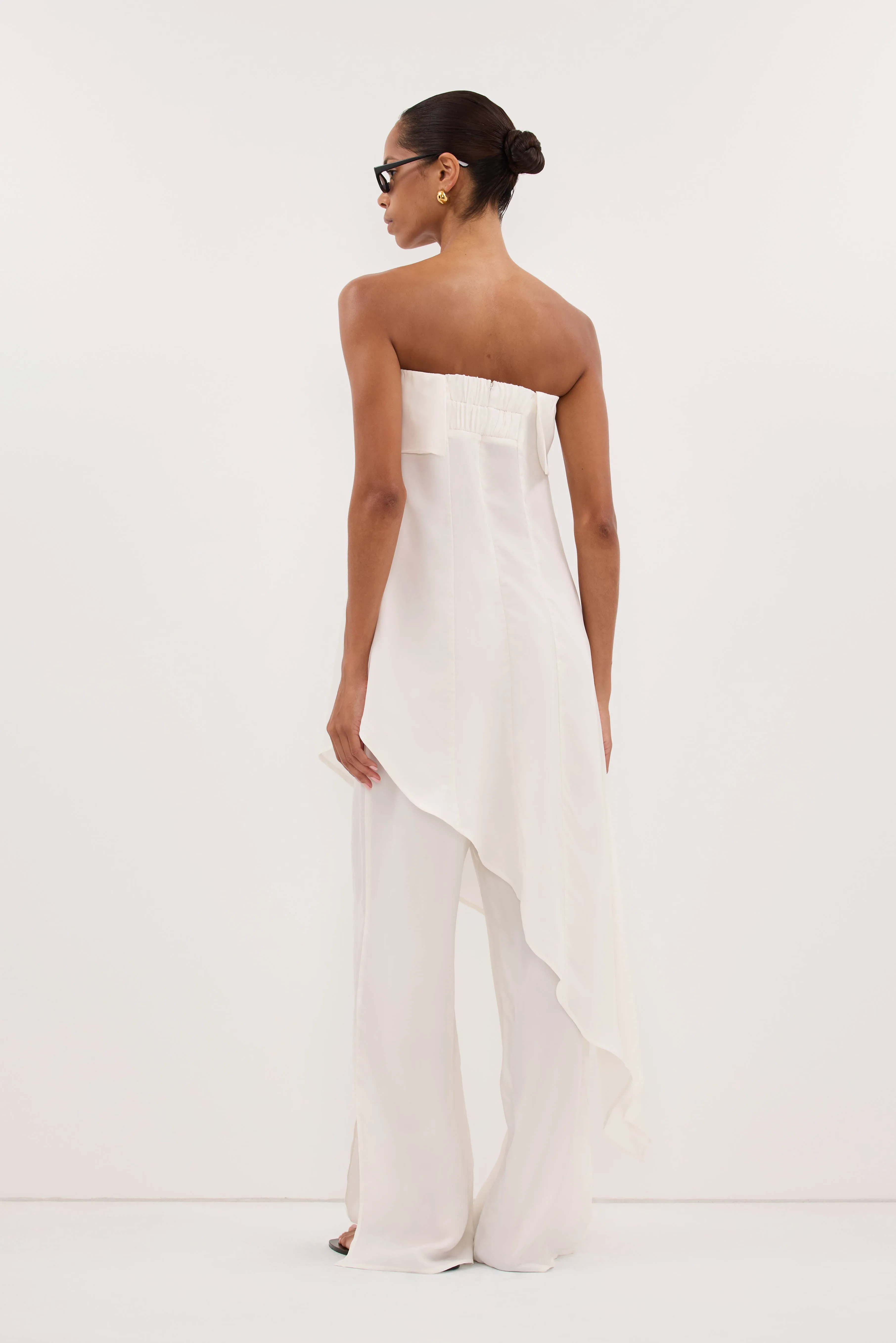 VENUS WHITE CUPRO ASYM TOP sold by Dissh product image thumbnail 4