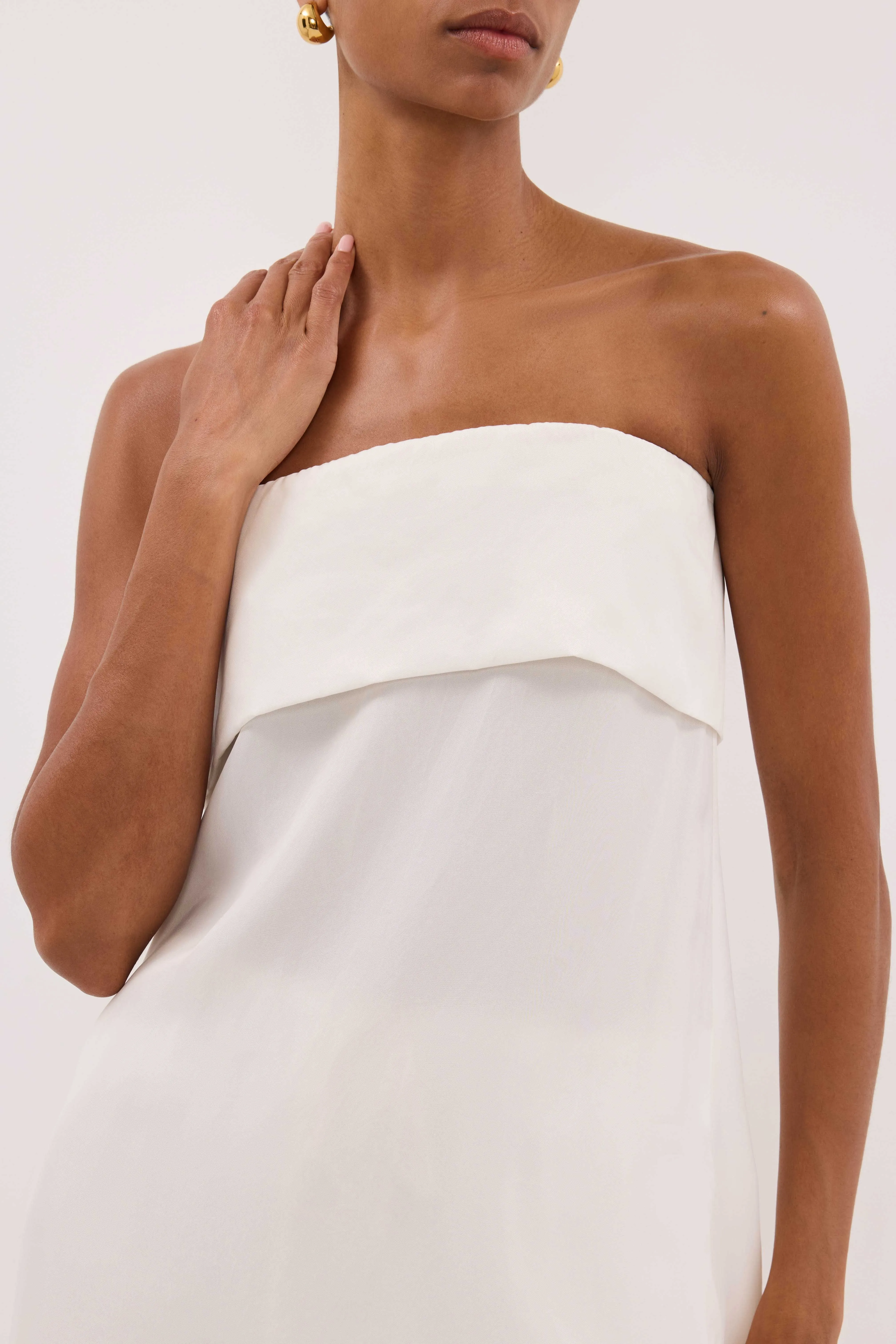 VENUS WHITE CUPRO ASYM TOP sold by Dissh product image thumbnail 5