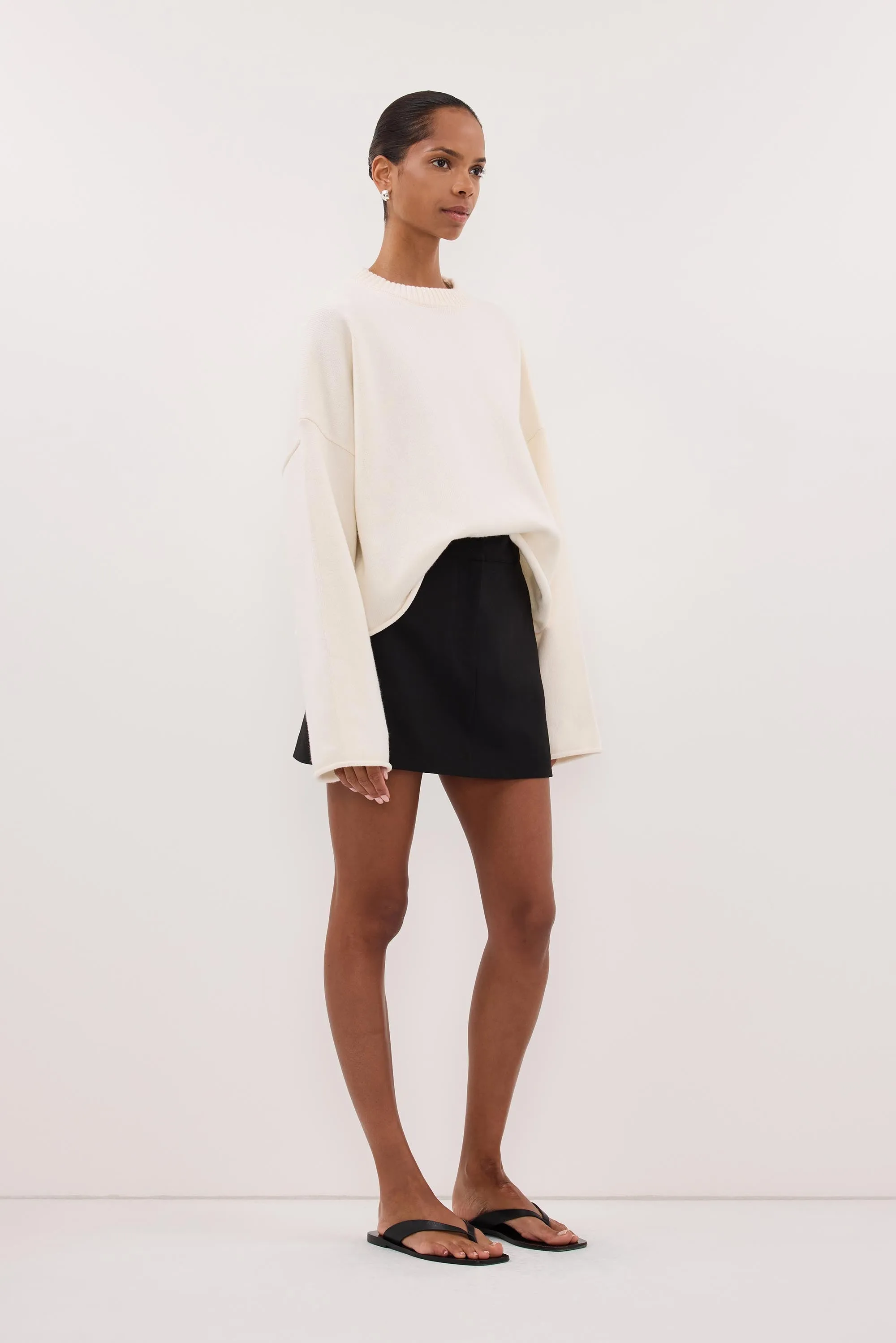 CYRUS BLACK FLY FRONT SKORT sold by Dissh product image thumbnail 3