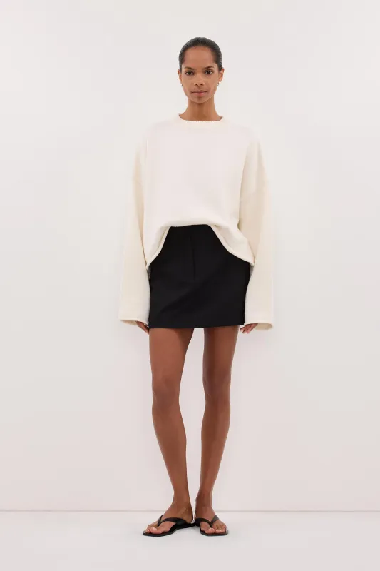 CYRUS BLACK FLY FRONT SKORT made by Dissh