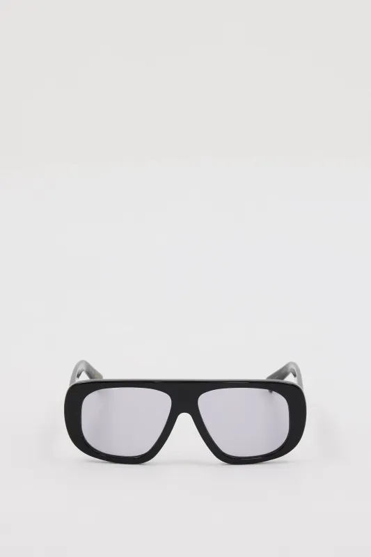 LUV LOU THE DIONNE SUNGLASSES BLACK made by Dissh