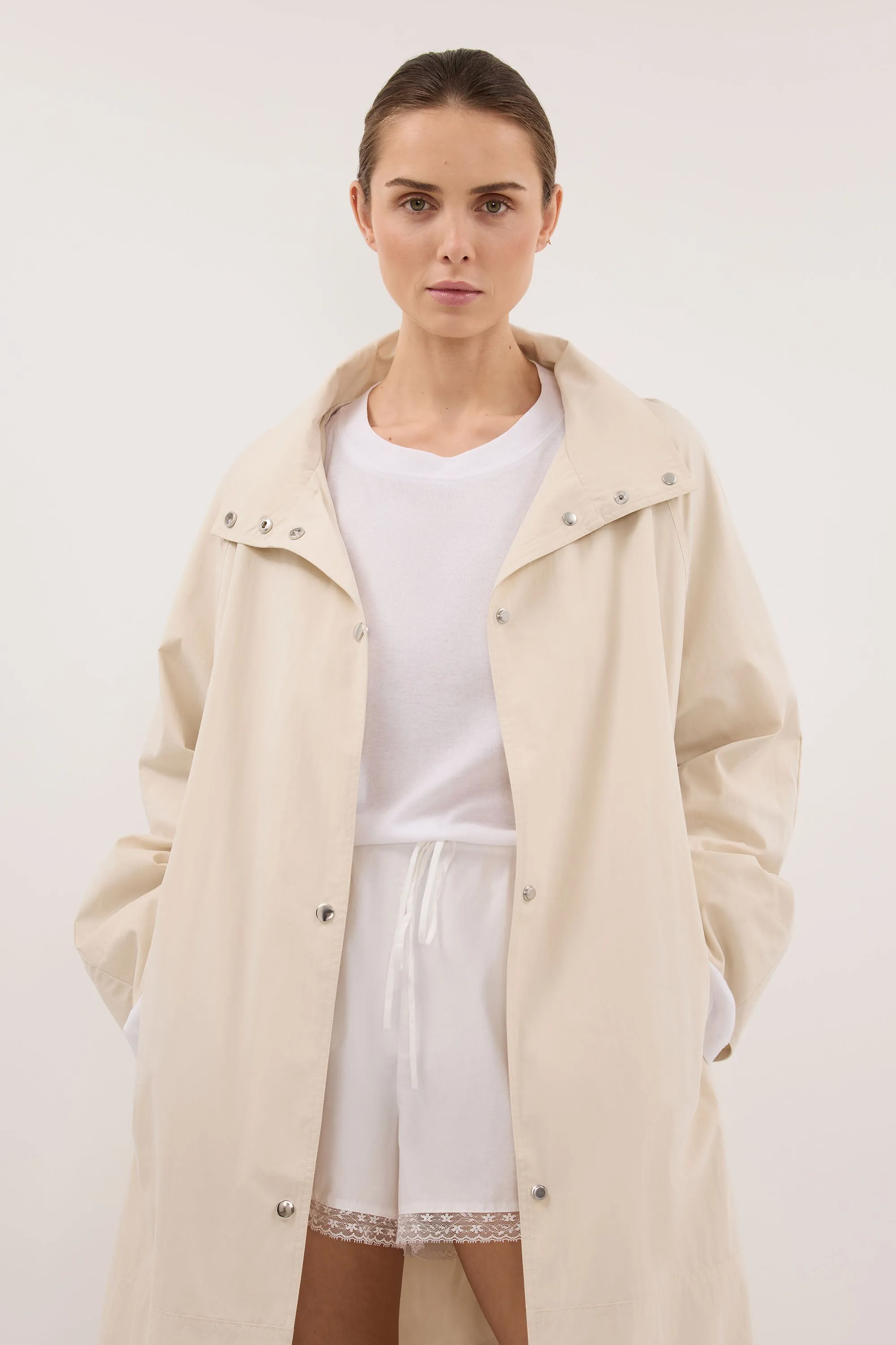 MARIS OYSTER LIGHTWEIGHT TRENCH COAT sold by Dissh product image thumbnail 2